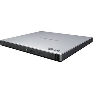 LG GP65NS60 Electronics USB DVDRW DVD-RAM External Optical Drive, 1 Gbps, Silver